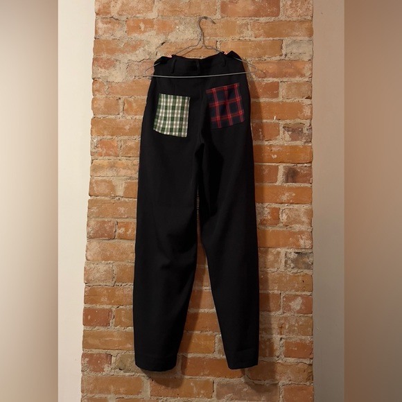 patchwork style pants - Picture 2 of 3
